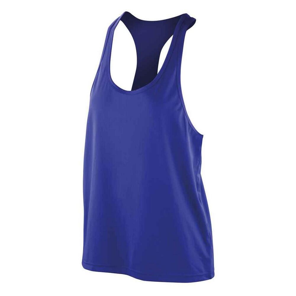 SPIRO Vrouwen/dames Impact Softex Tank Top (Saffier)
