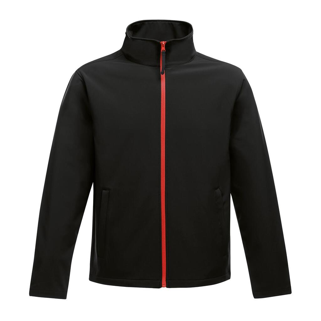Mens Ablaze Printable Softshell Jacket (Black/Classic Red)