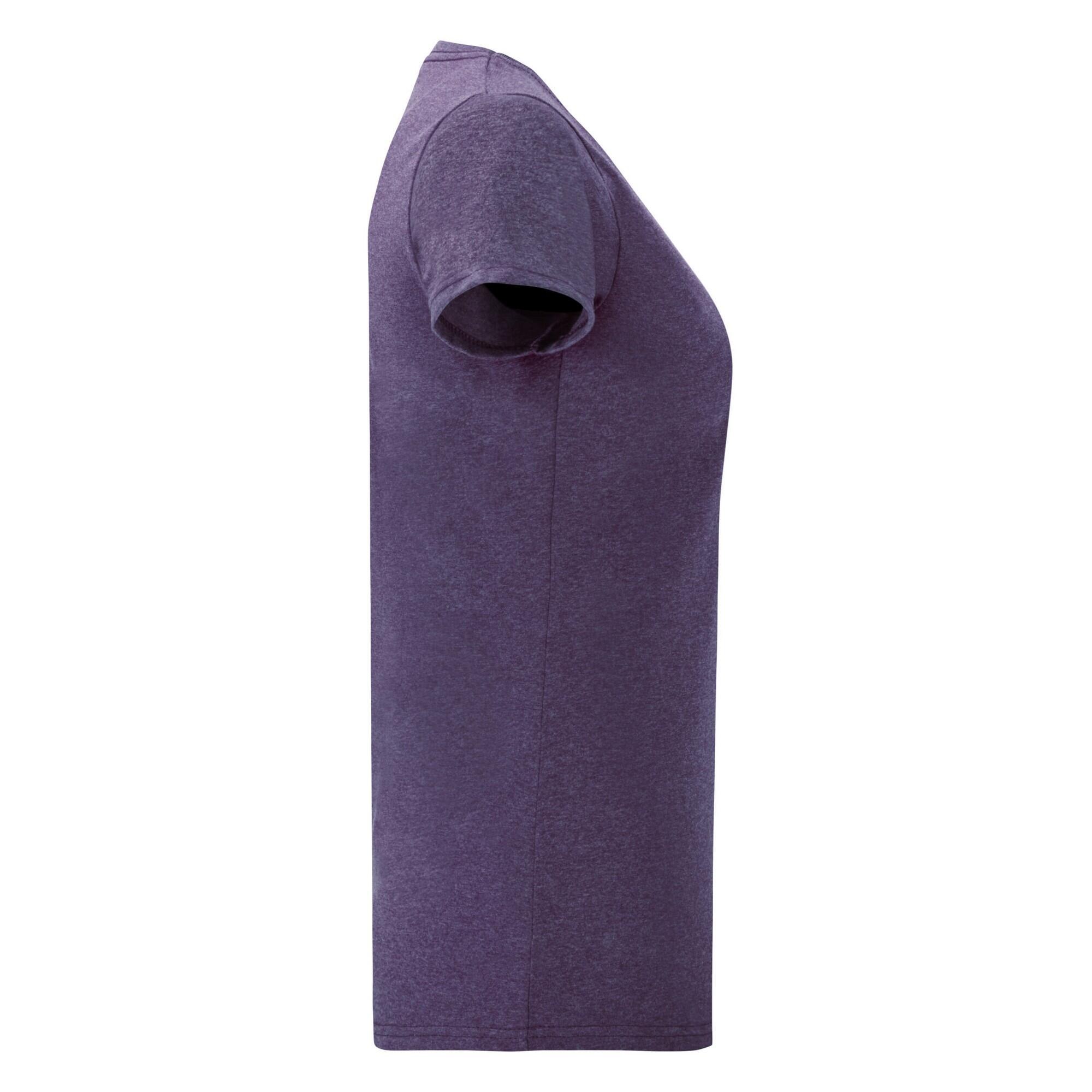 Tshirt VALUEWEIGHT Femme (Violet Chiné) 3/3