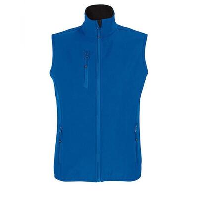 Dames falcon bodywarmer softshell met rits (peperrood)