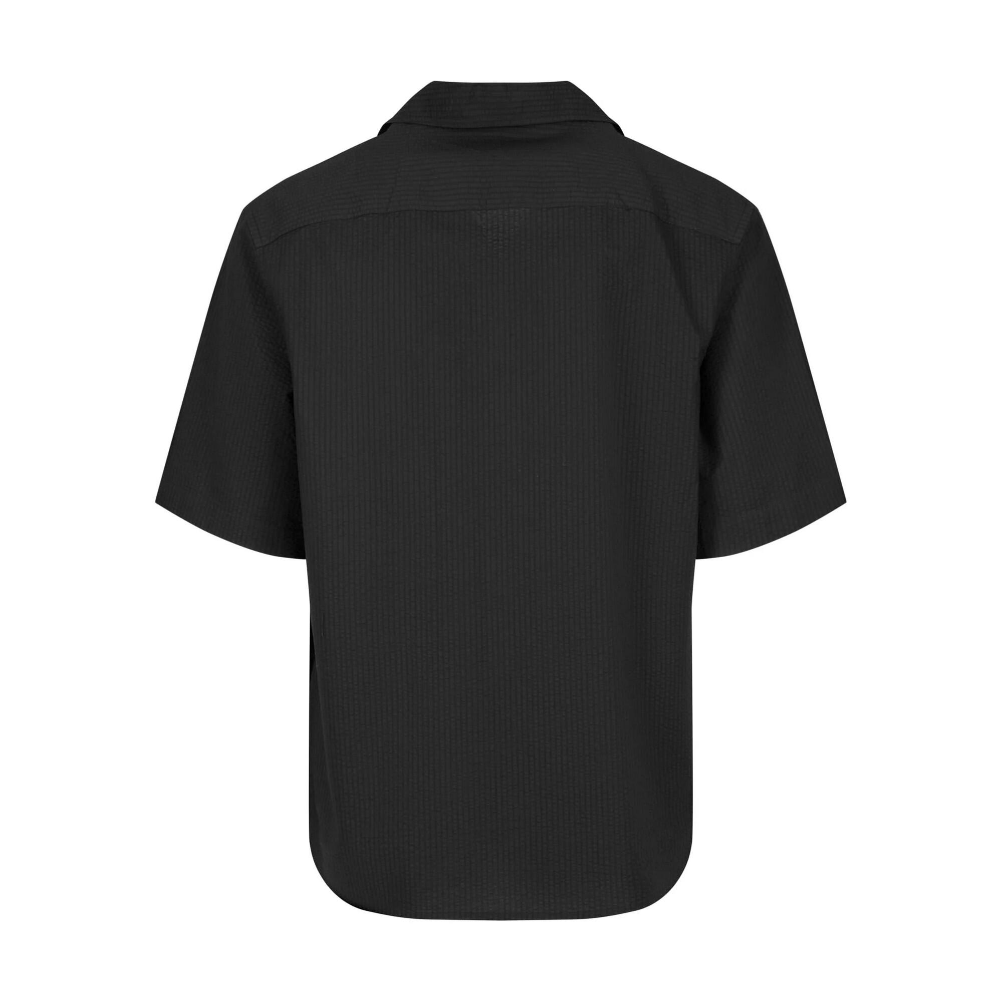 Camicia Vestibilità Rilassata Maniche Corte Uomo Urban Classics Nero 2/2