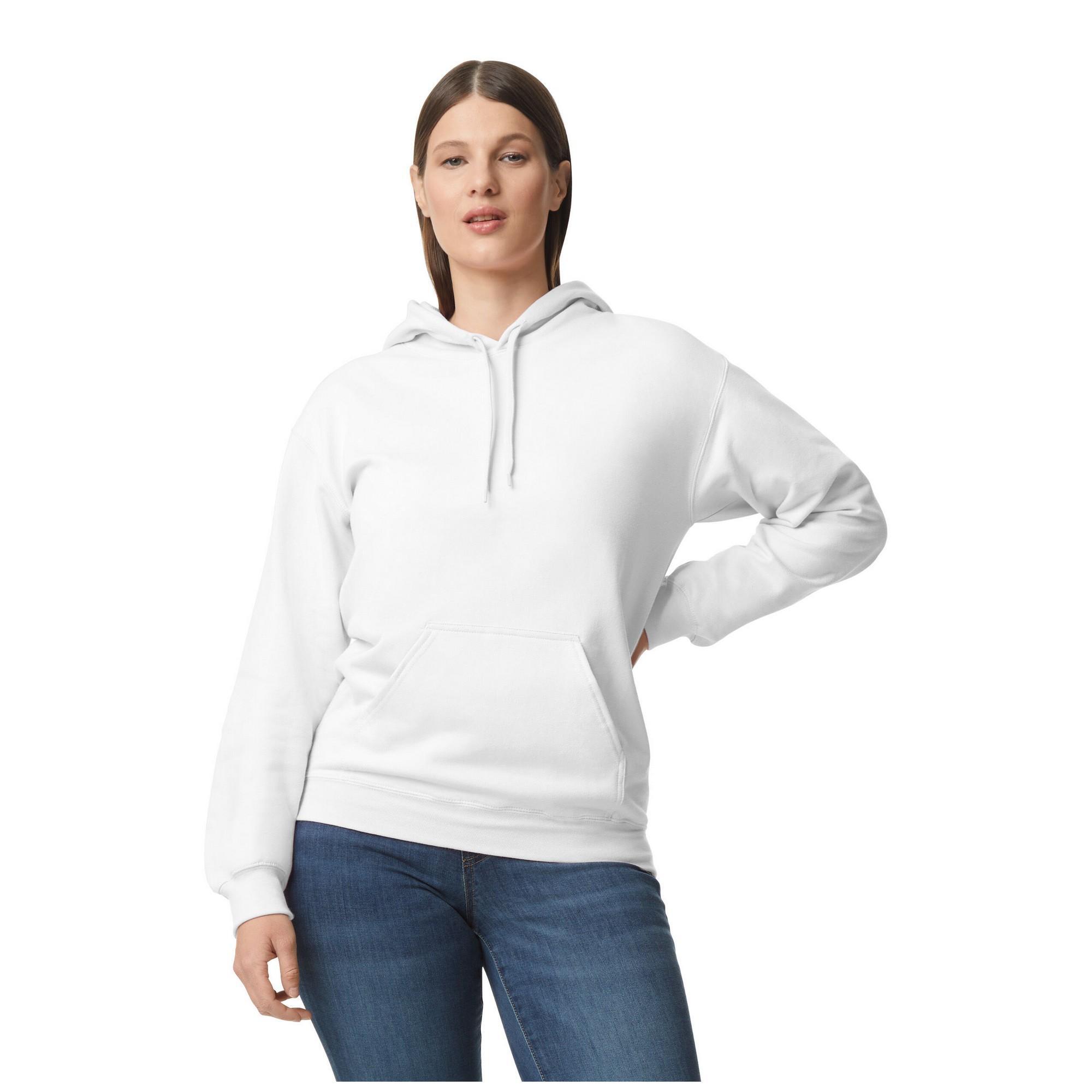 Gildan - Sweat À Capuche Softstyle Adulte (blanc) - Sweat-shirt - Blanc - 42 M/l - Decathlon