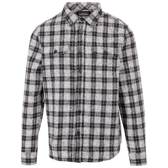 Chemise Motif/style À Carreaux PORTLAW Homme (Noir / Blanc)