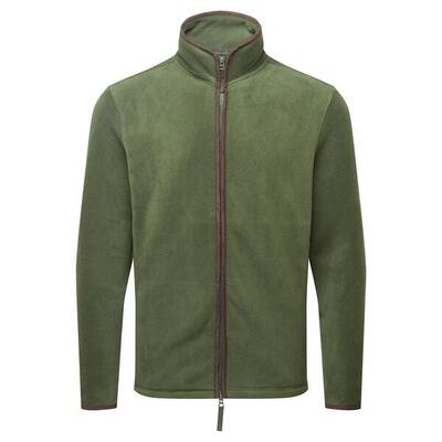 Heren artisan fleece jas (bourgondië)