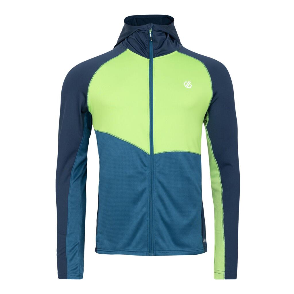 Mens Assimilate II Core Stretch Midlayer (Moonlight Denim/Green Flash)