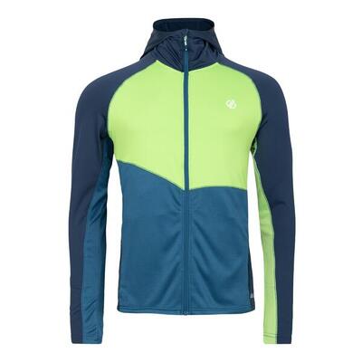 Heren assimilate ii core stretch midlayer (maanlicht denim/groen)