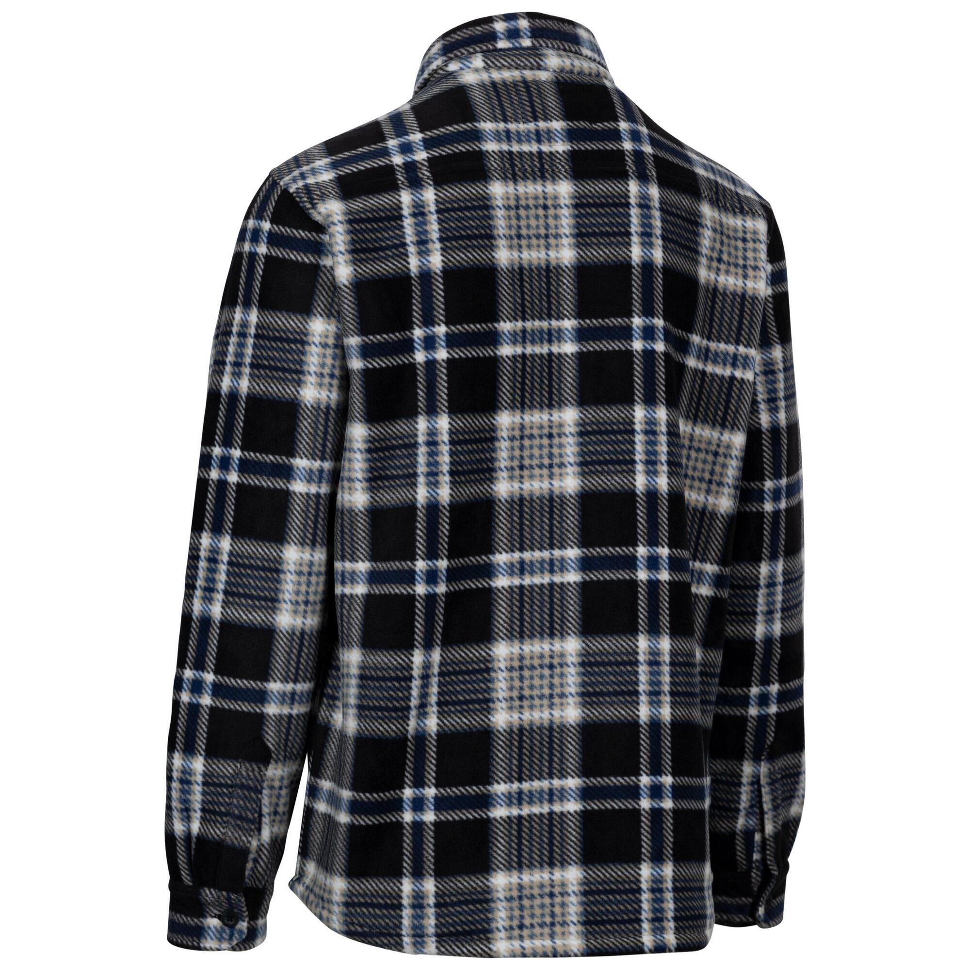 Camicia A Quadri Uomo Trespass Checkley Nero 2/5