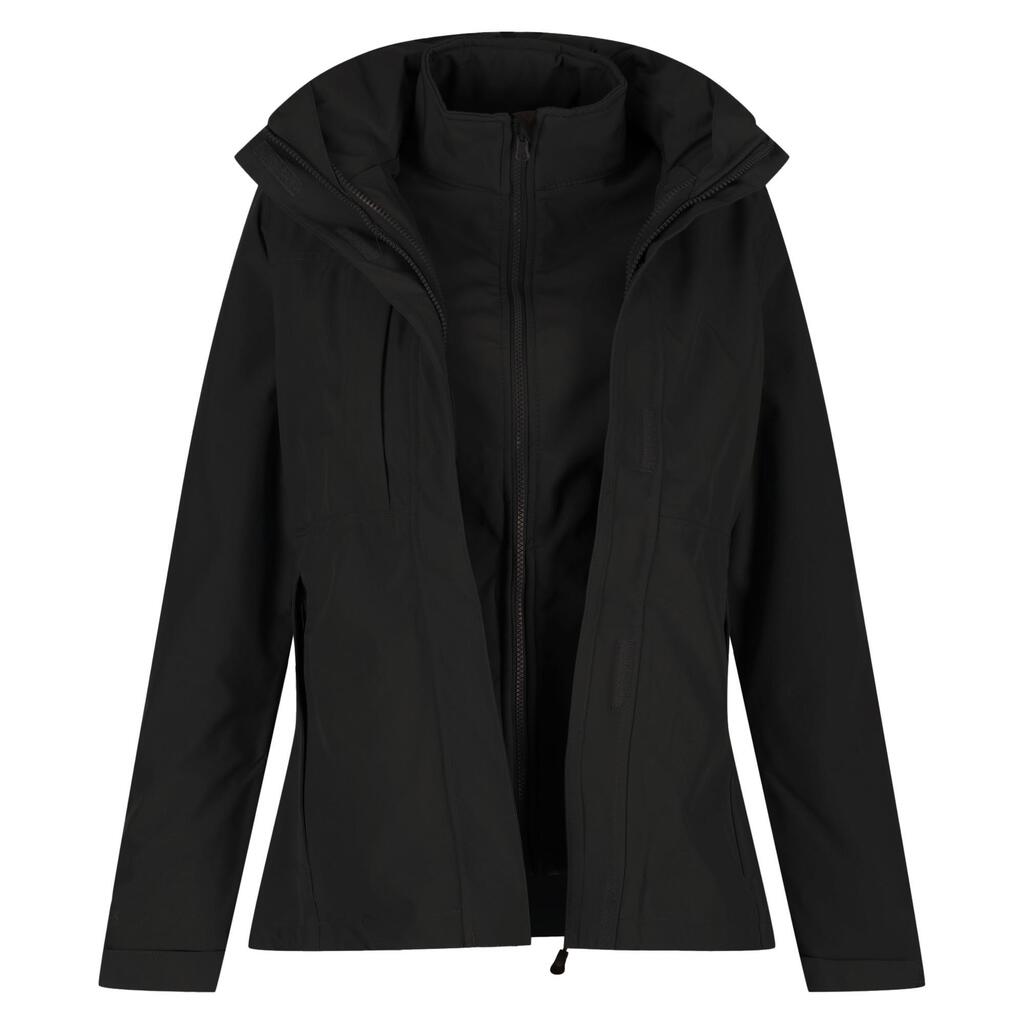 Professional Womens/Ladies Kingsley 3in1 Waterproof Jacket (Black)