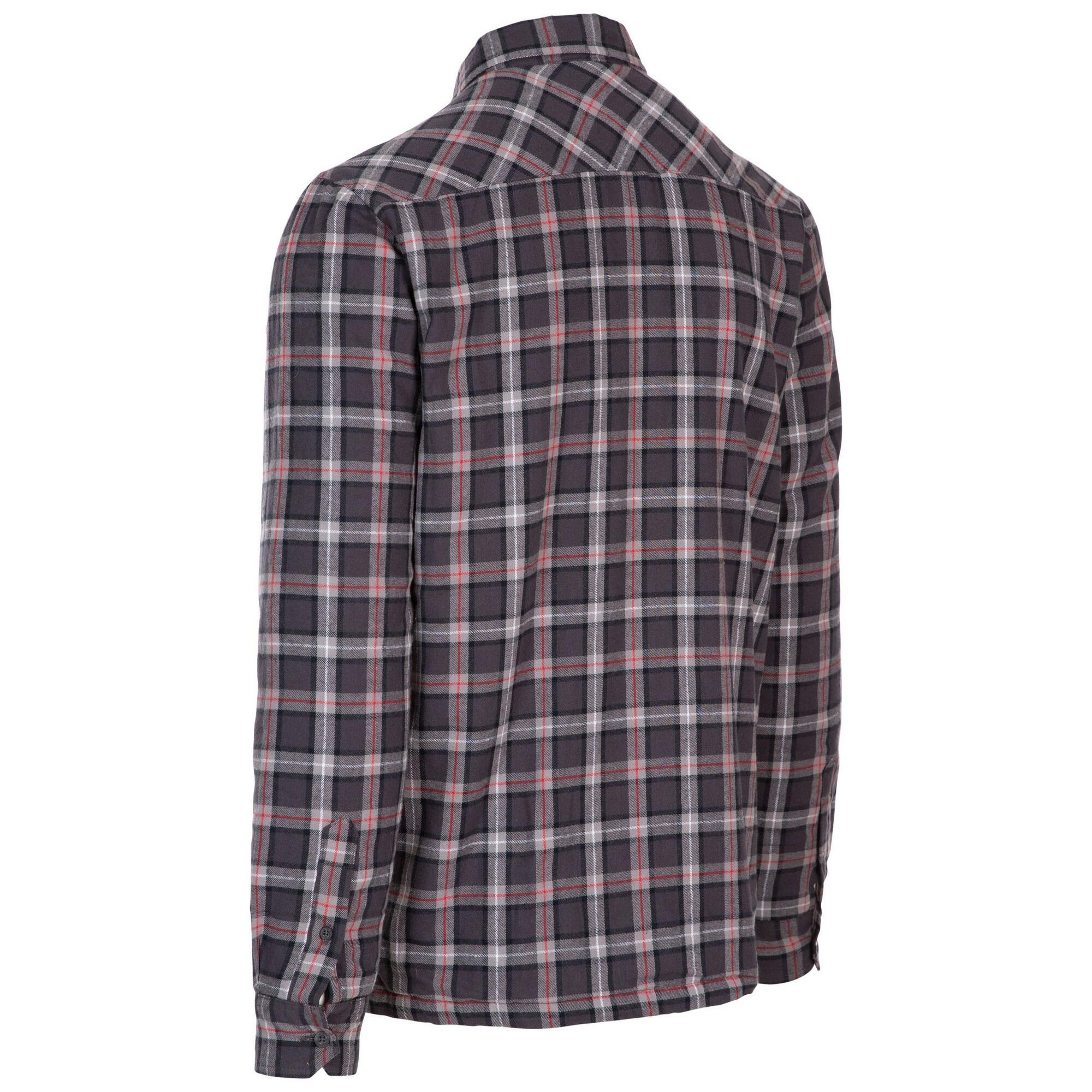 Camicia A Quadri Uomo Trespass Rapeseed Grigio Scuro 2/5