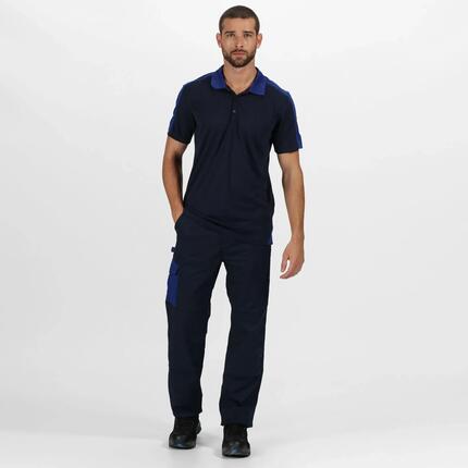 Polo CONTRAST Homme (Noir / Gris)