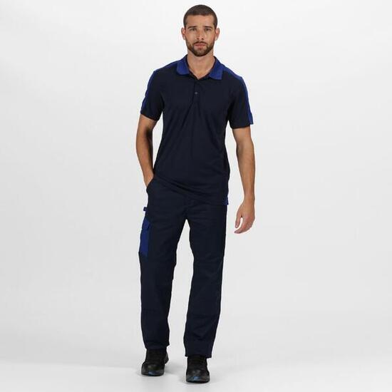 Polo CONTRAST Homme (Bleu Marine / Bleu Roi)
