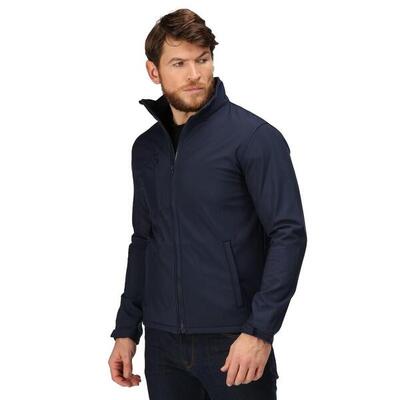 Professionele heren ablaze drie lagen soft shell jacket (marine/navy)