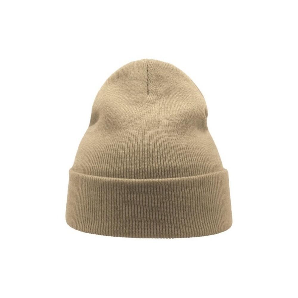 Berretto In Maglia Doppio Strato Con Risvolto Adulti/Unisex Atlantis Wind Beige 3/3