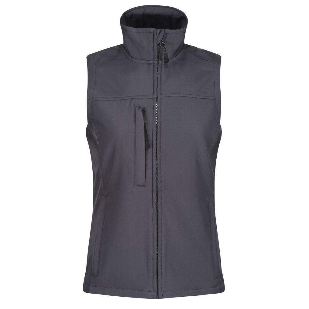 Womens/Ladies Flux Softshell Bodywarmer / Sleeveless Jacket (Water Repellent &