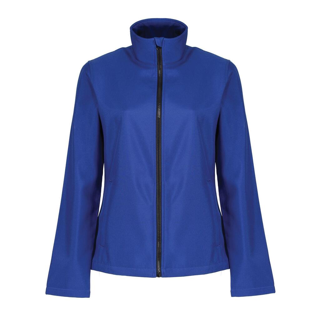 Womens/Ladies Ablaze Printable Soft Shell Jacket (Royal Blue/Black)