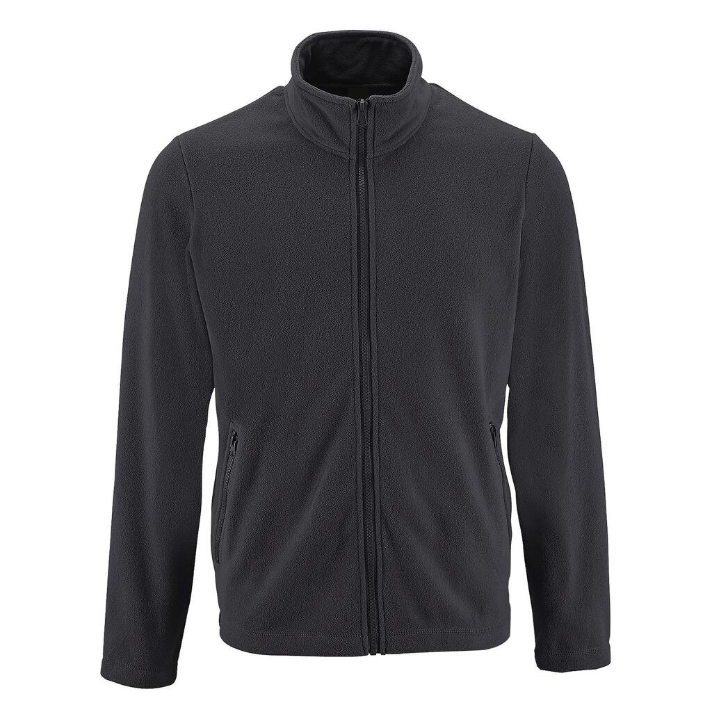 Mens Norman Fleece Jacket (Charcoal)