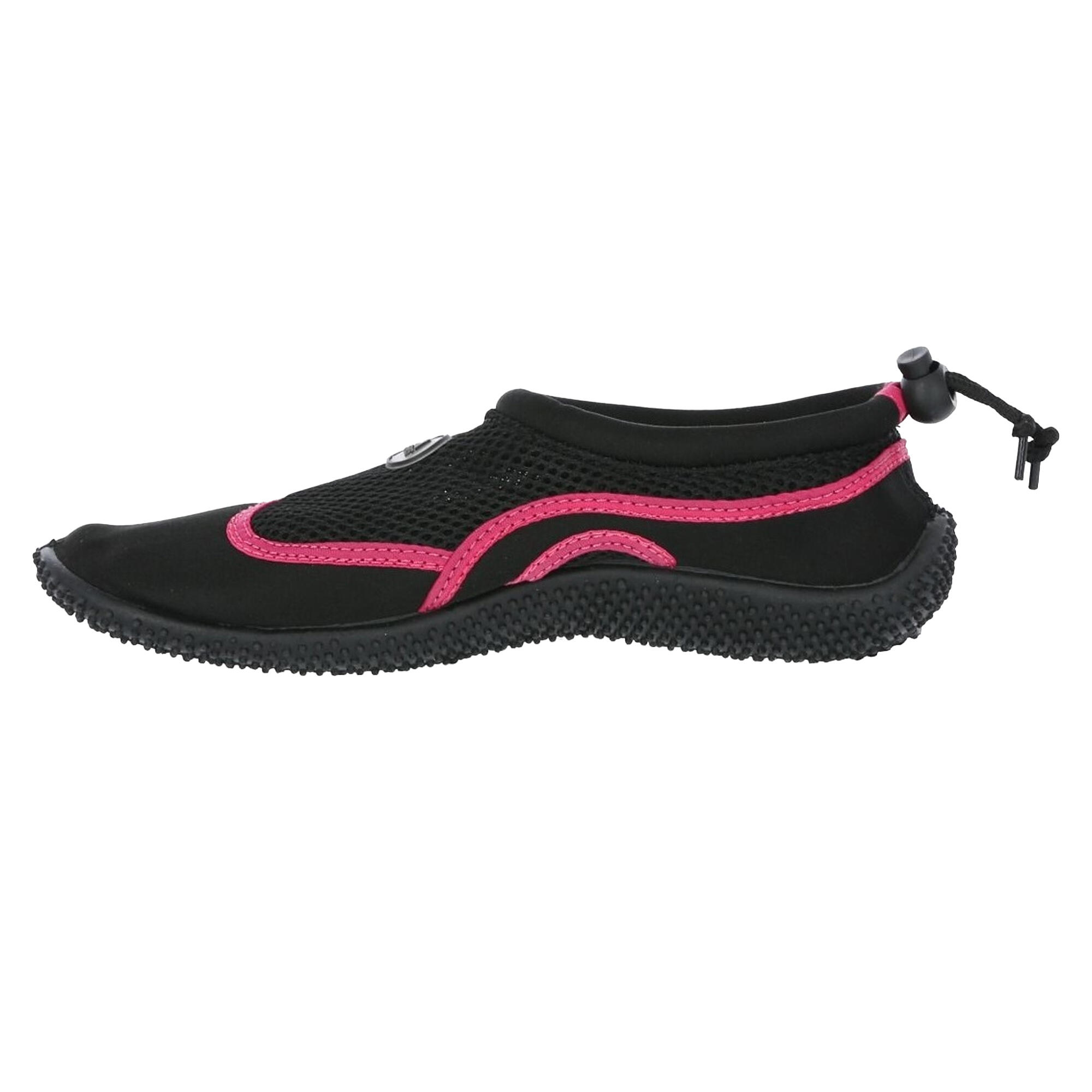 Paddle Unisex Aqua Schuhe Damen und Herren Schwarz/Himbeere 2/5