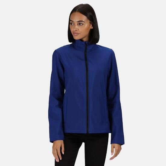 Ablaze" Softshelljacke Zum Bedrucken für Damen Königsblau/Schwarz