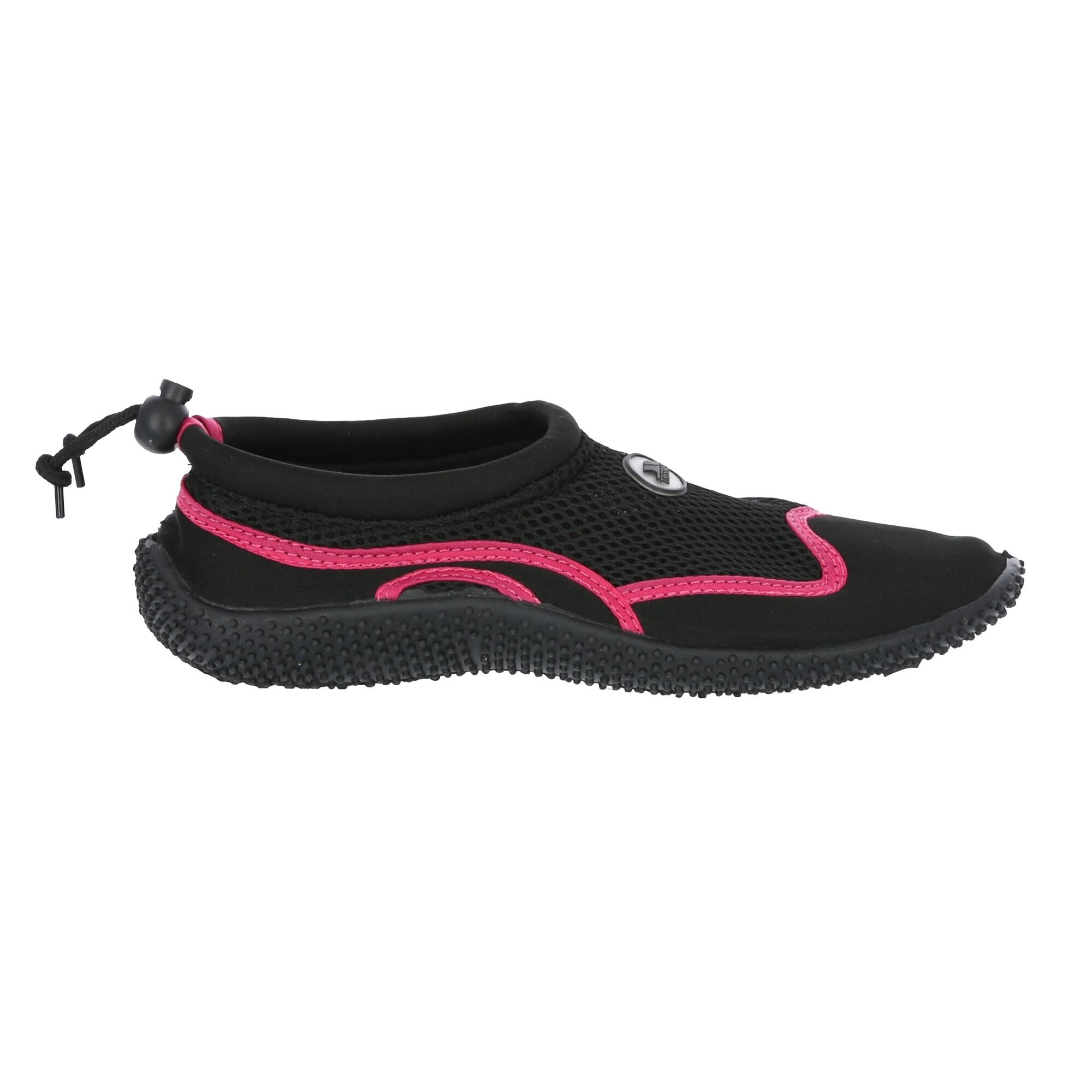 Paddle Unisex Aqua Schuhe Damen und Herren Schwarz/Himbeere 3/5