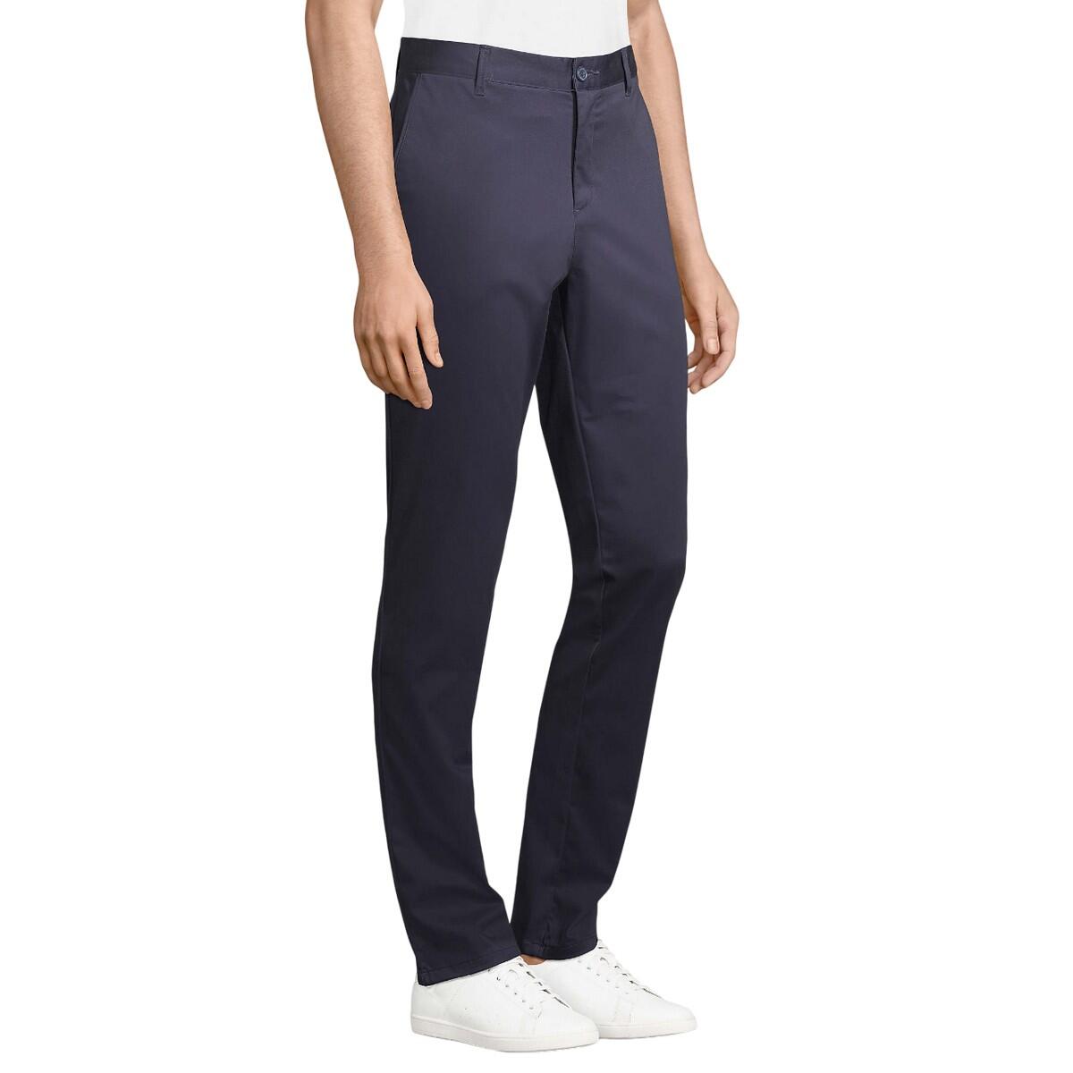 Heren Jared Stretch Broek (Franse marine) 3/4