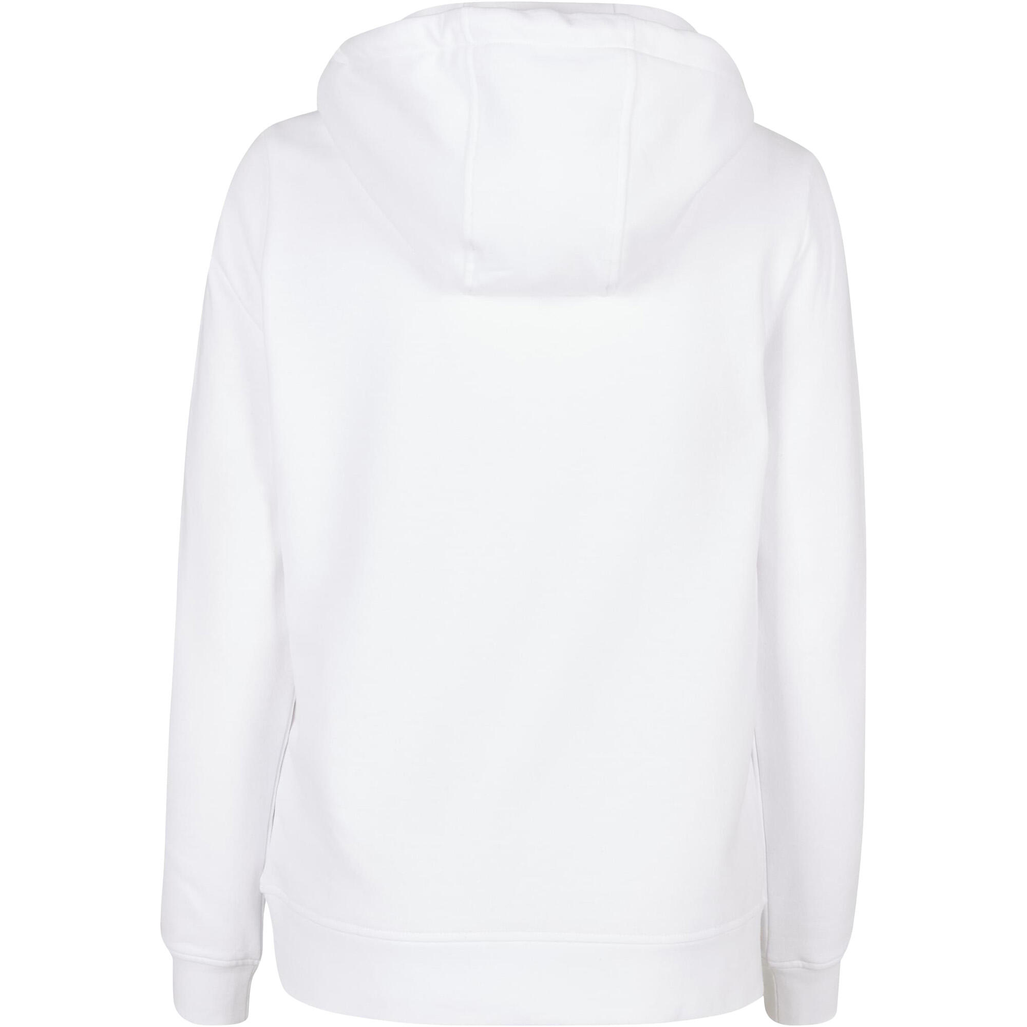 Womens/Ladies Basic Hoodie (White) 2/3
