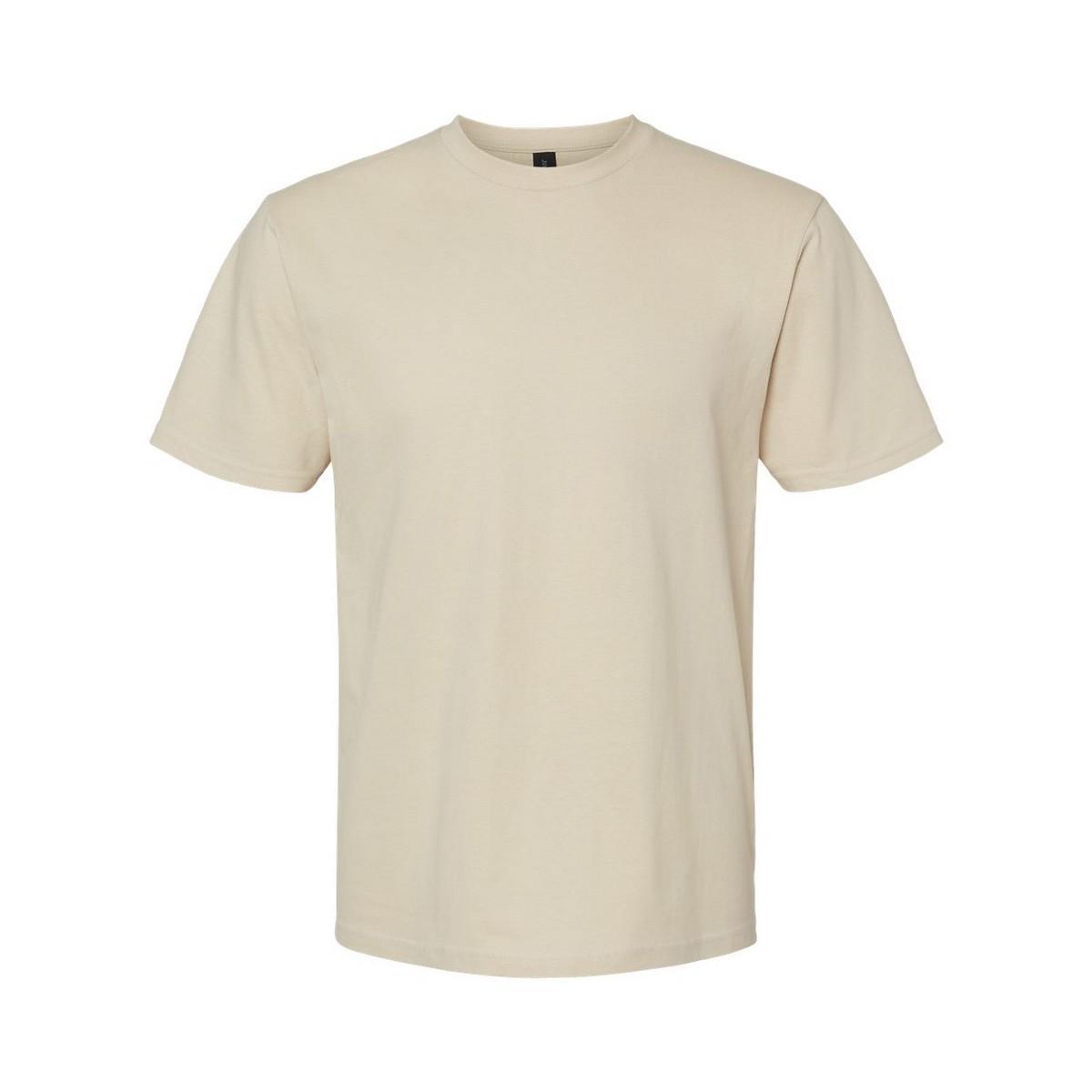 Gildan - Tshirt Softstyle Adulte (sable) - T-shirt Manches Courtes - Beige - 52 2xl - Decathlon