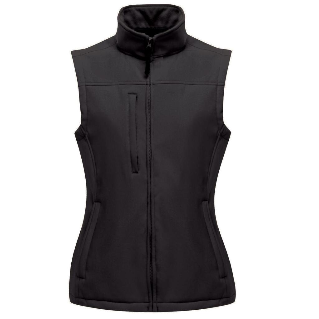 Womens/Ladies Flux Softshell Bodywarmer / Sleeveless Jacket (Water Repellent &