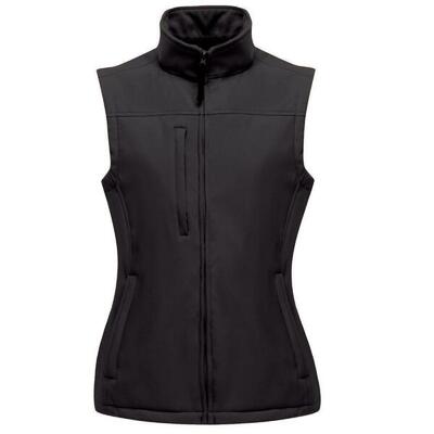 Dames flux softshell bodywarmer / mouwloos jasje (waterafstotend &