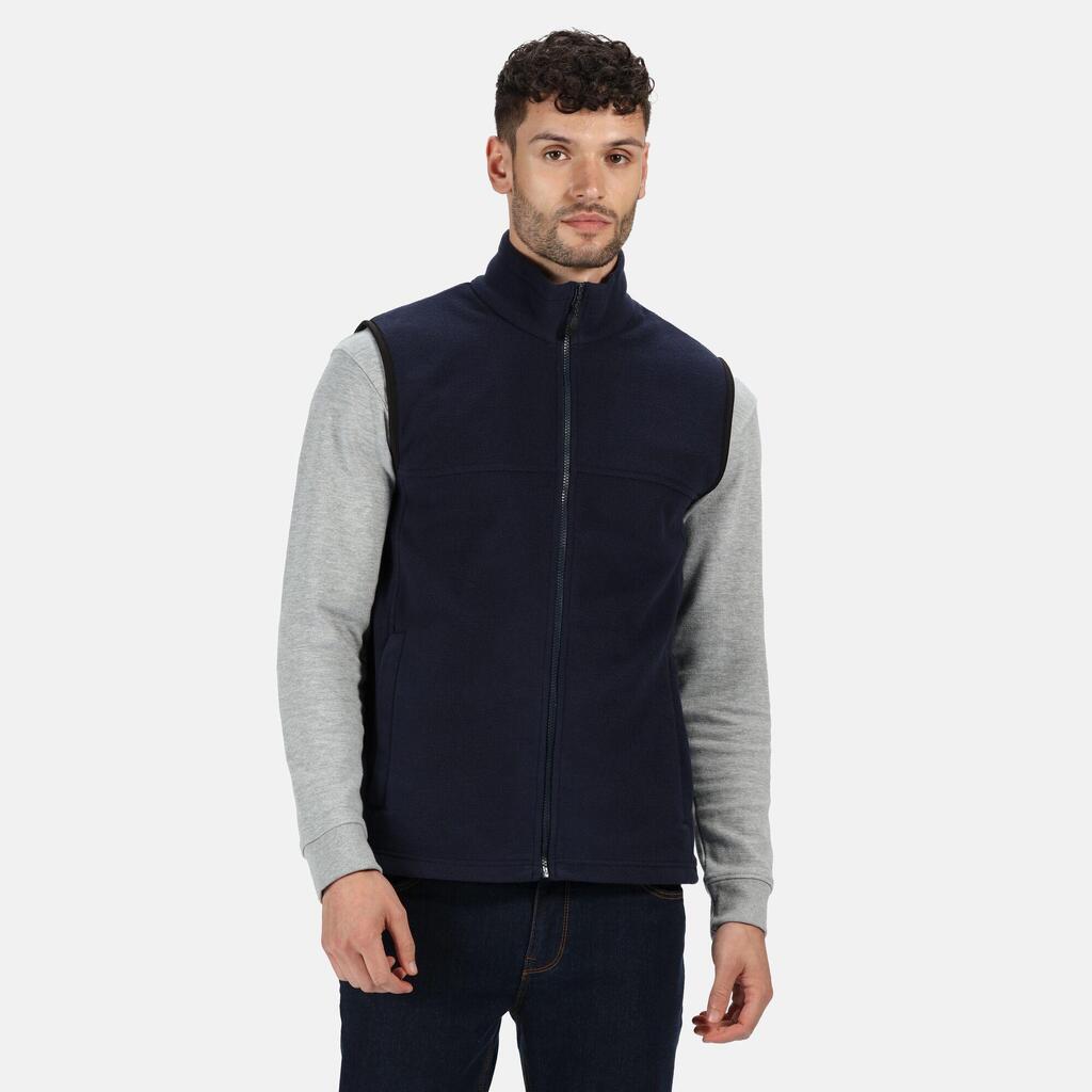 Unisex Haber II FullZip Bodywarmer Fleece AntiPill Jacket (250 GSM) (Dark Navy)