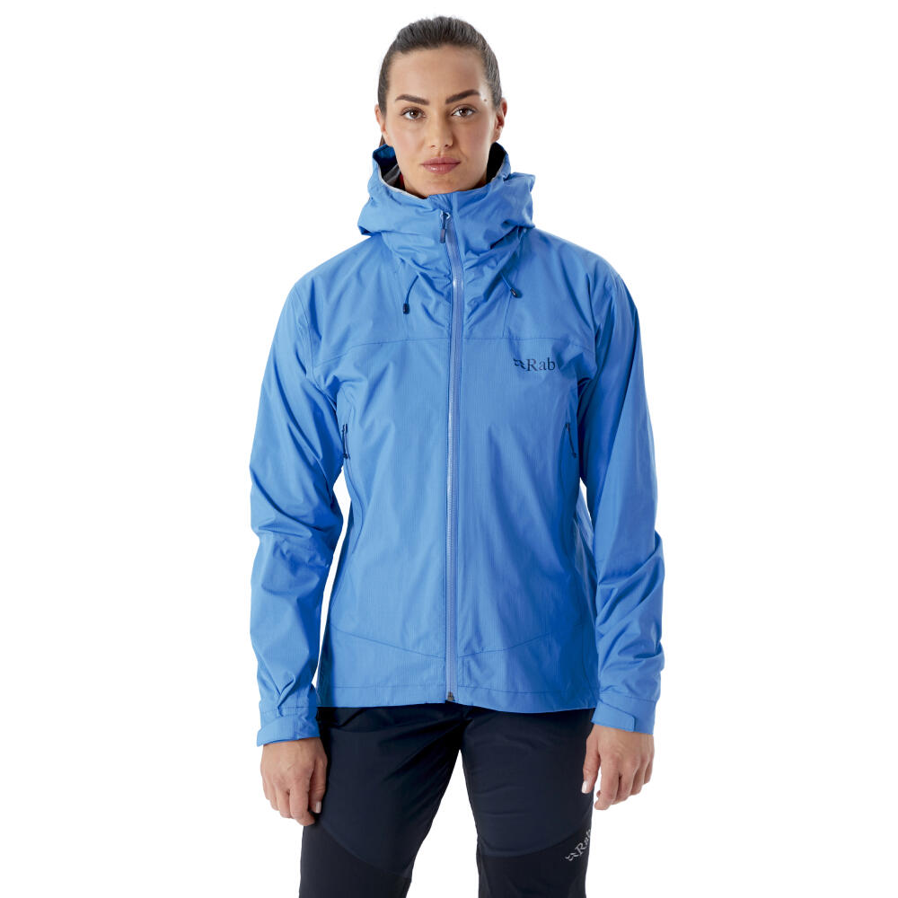 Kurtka przeciwdeszczowa damska Rab Downpour Plus 2.0 Jacket z kapturem