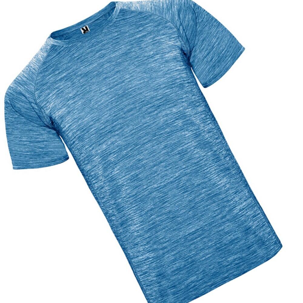 Camiseta Austin de Jaspeado Deportivo para Niños/Niñas Azul Real 2/2