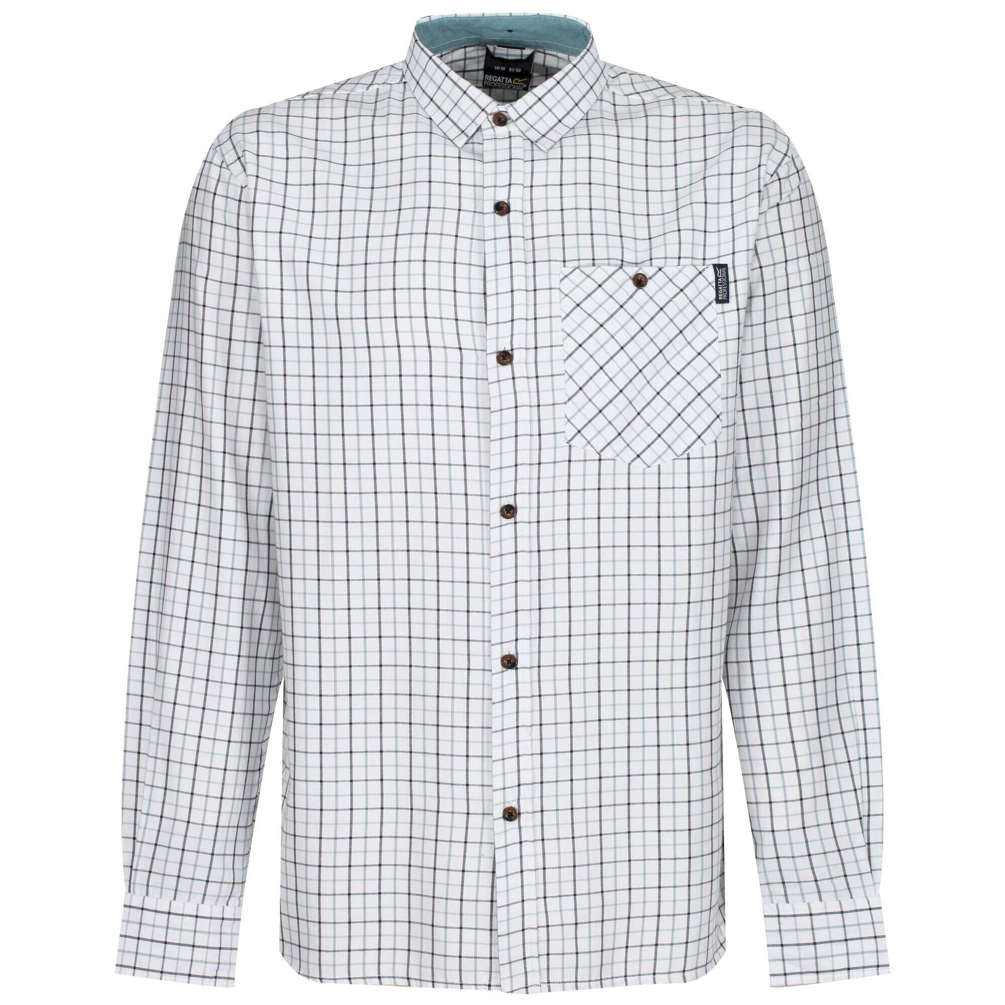 REGATTA Camicia A Quadri Uomo Regatta Professional Bianco/Blu