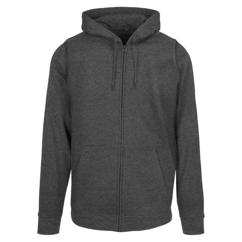 Bluza Z Kapturem Unisex Dla Dorosłych Pełen Suwak Basic