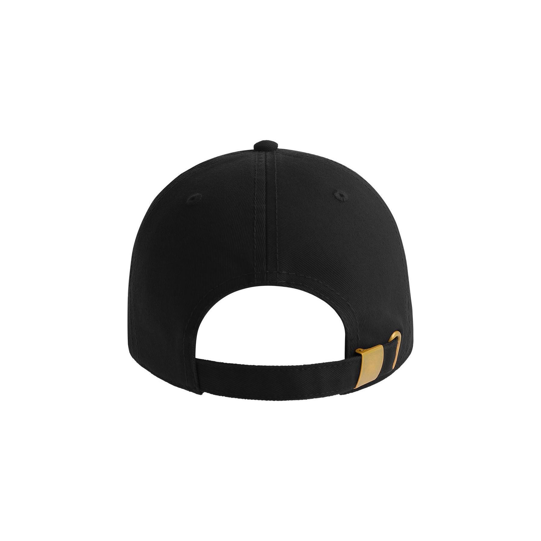 Casquette Déstructurée 6 Panneaux Mixte (Noir) 2/4