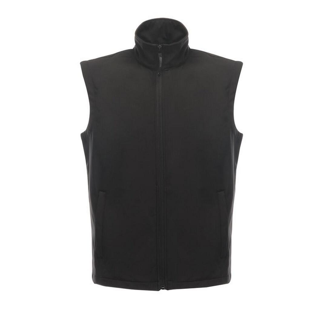 Professional Mens Classic Lightweight Softshell Bodywarmer (Black)
