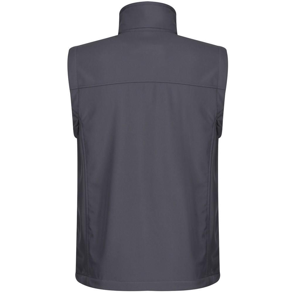 Mens Flux SoftshellWeste, wasserabweisend, winddicht Herren Mittelgrau 2/5