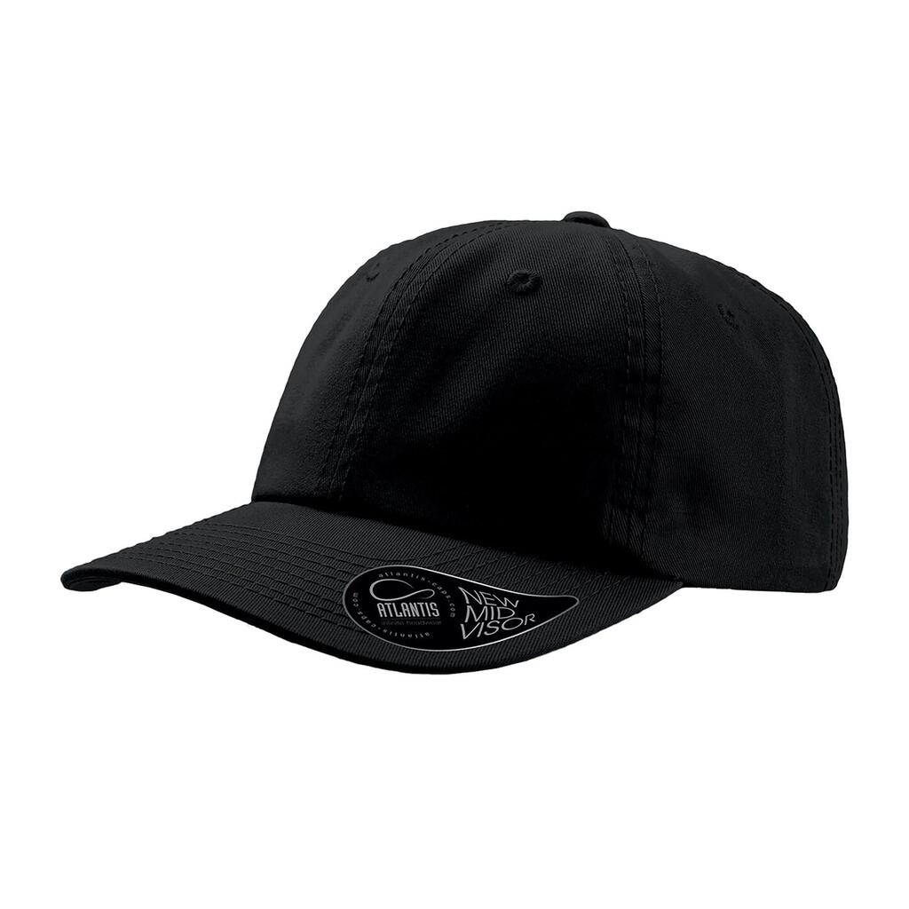 Dad Hat Unstructured 6 Panel Cap (Black)