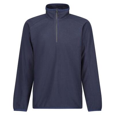 Heren navigate half zip fleece (marine / frans blauw)