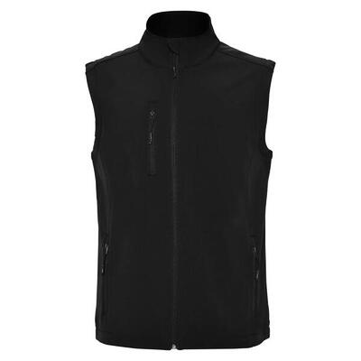 Heren quebec softshell gilet (zwart)