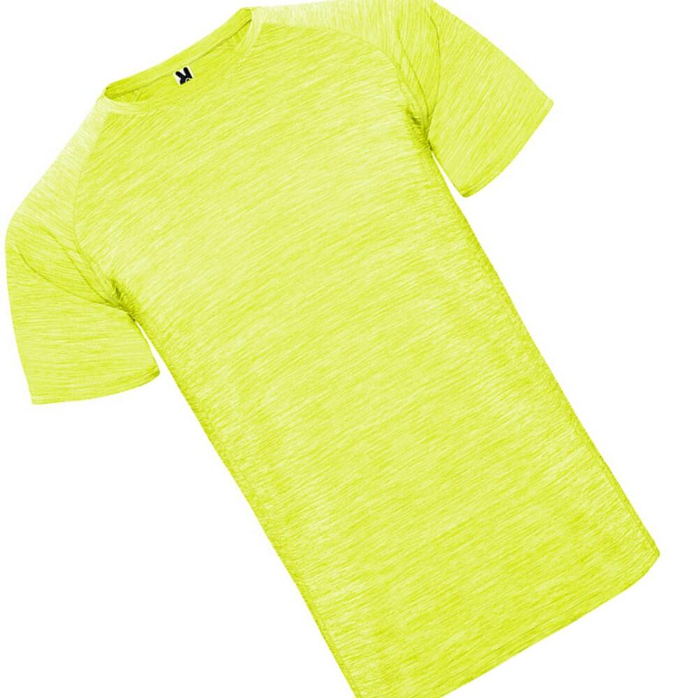T-Shirt desportiva Austin Heather para criança/adolescente (Amarelo 2/2