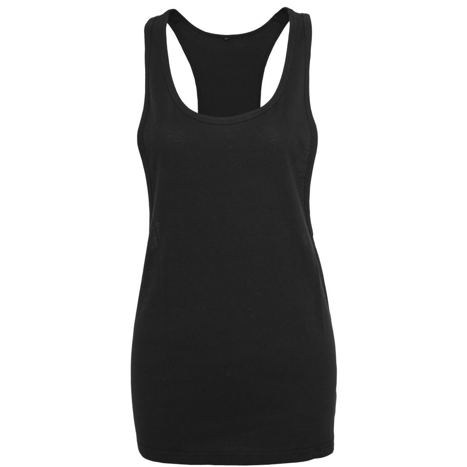 BUILD YOUR BRAND Camiseta Sin Mangas para Mujer Negro