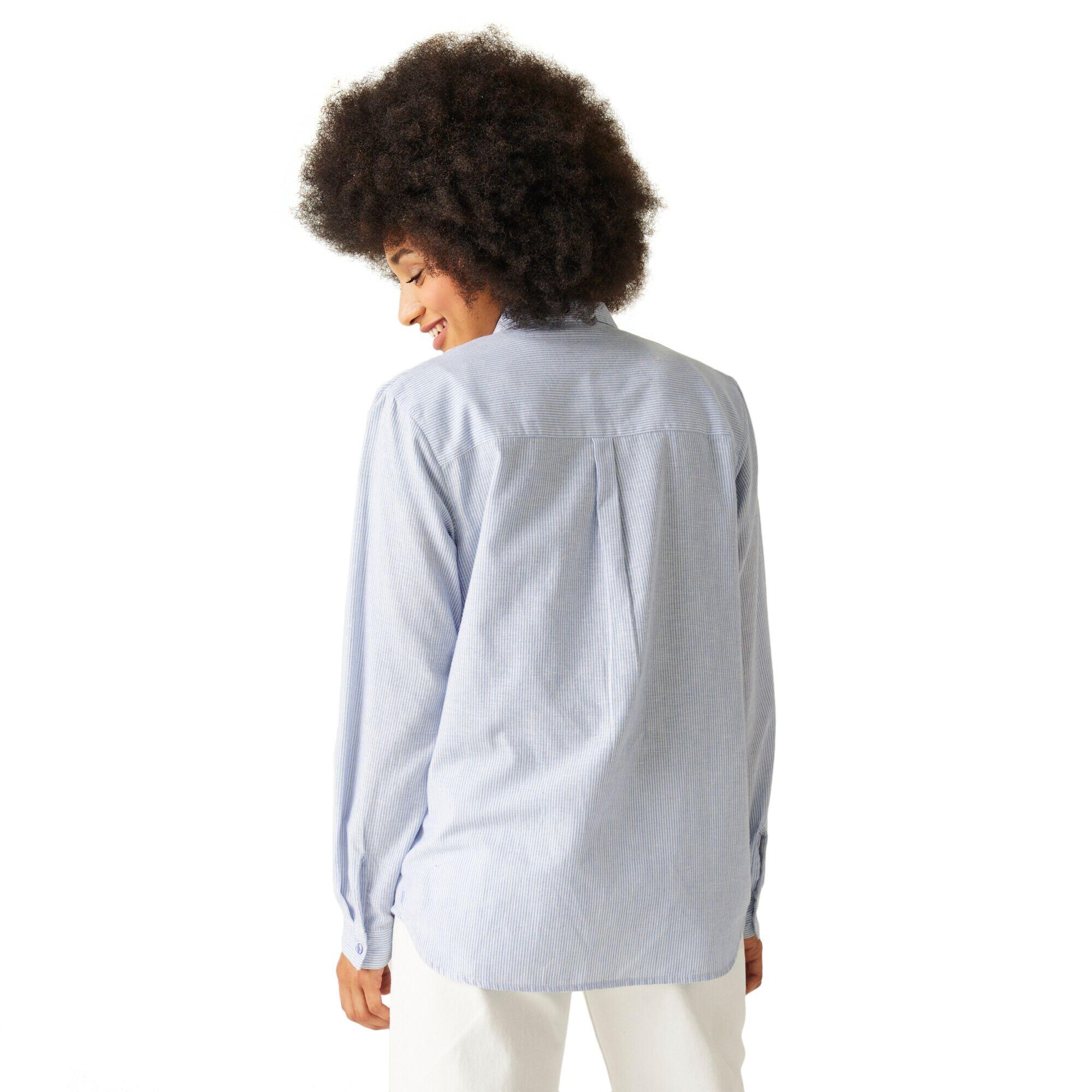 Chemise Motif/style Rayé PRIMEVERE Femme (Bleu) 4/5