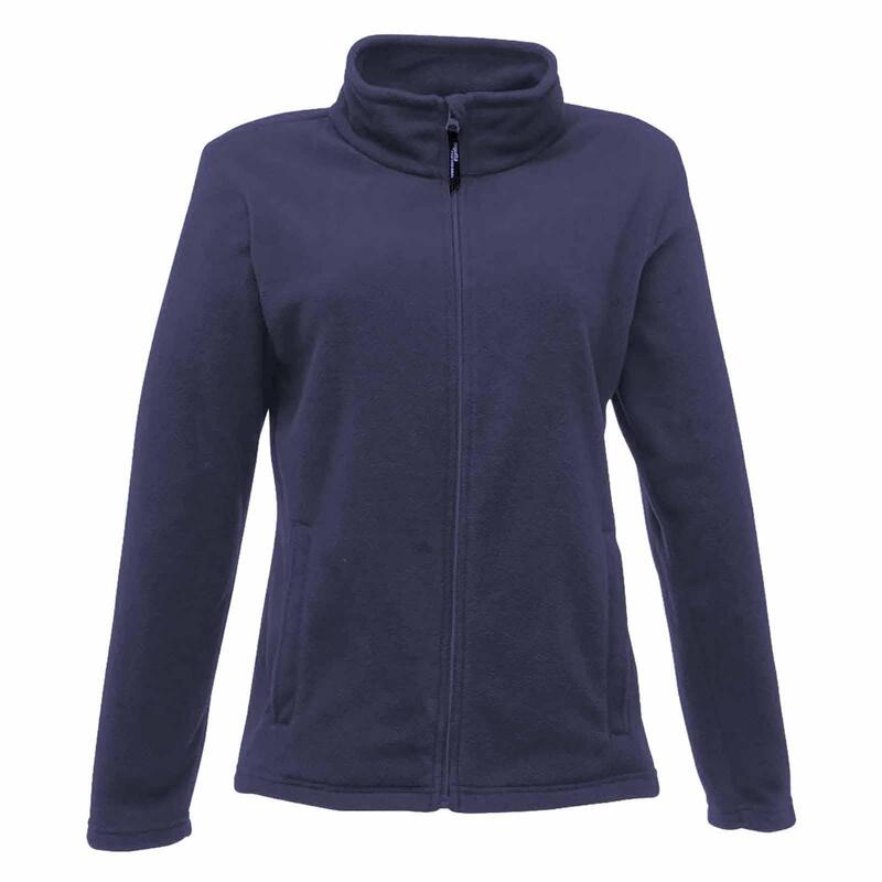 Női Microfleece teljes cipzáras kabát