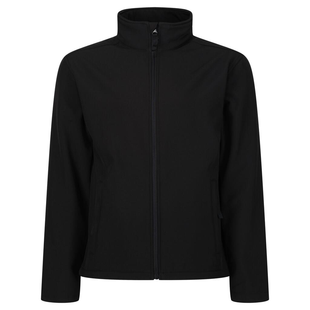 Reid Mens Softshell Wind Resistant Water Repellent Jacket (Black)