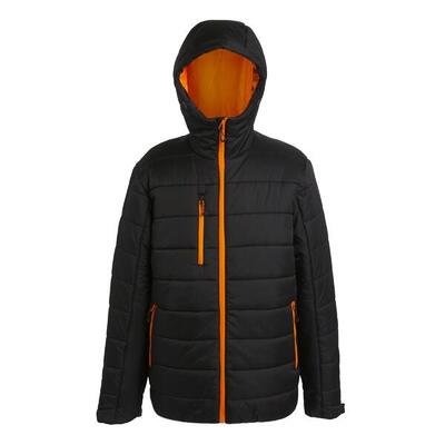 Thermisch gewatteerd jack voor heren (zwart/klassiek rood)