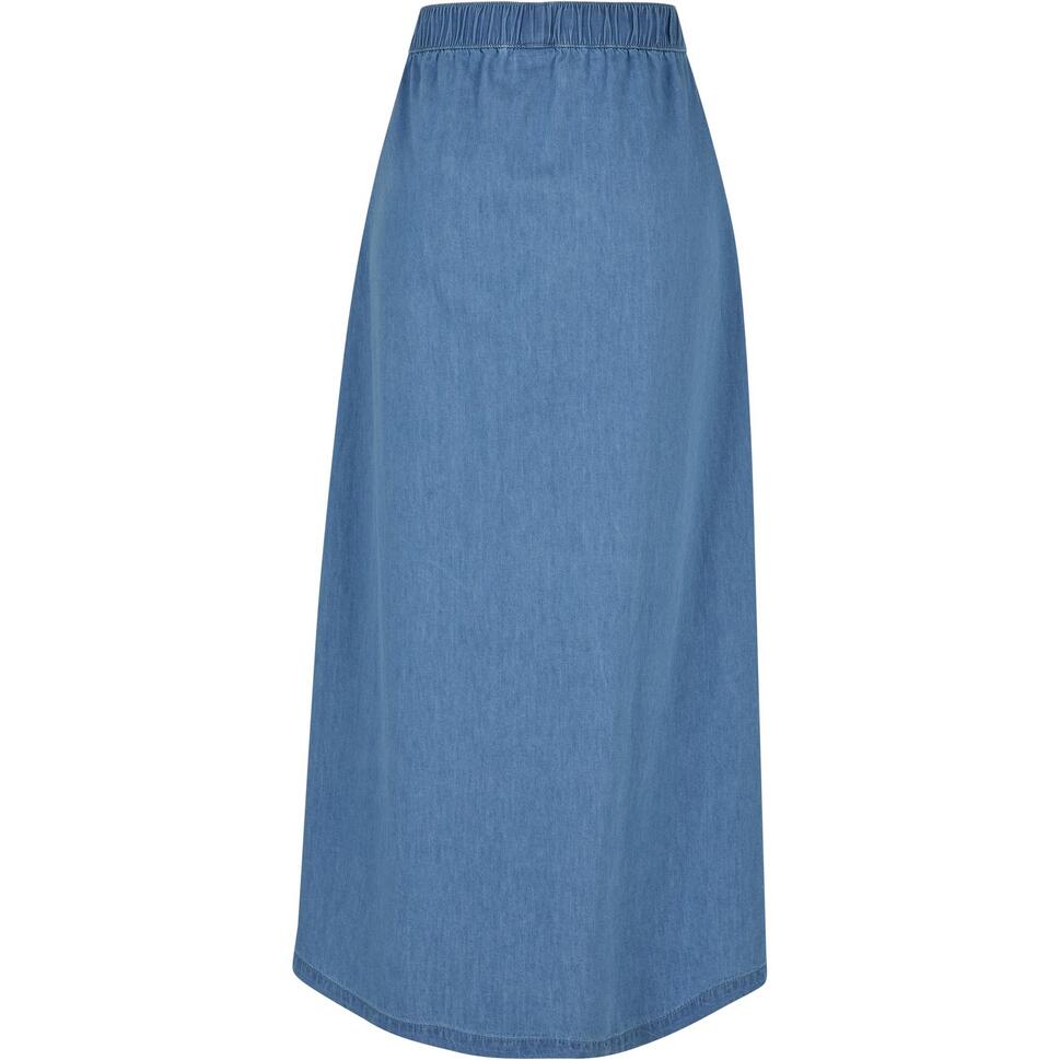 Spódnica Maxi Damska Denim Lekka Szerokie