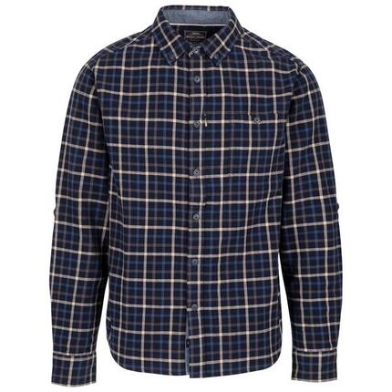 Chemise Motif/style À Carreaux WITHNELL Homme (Bleu)