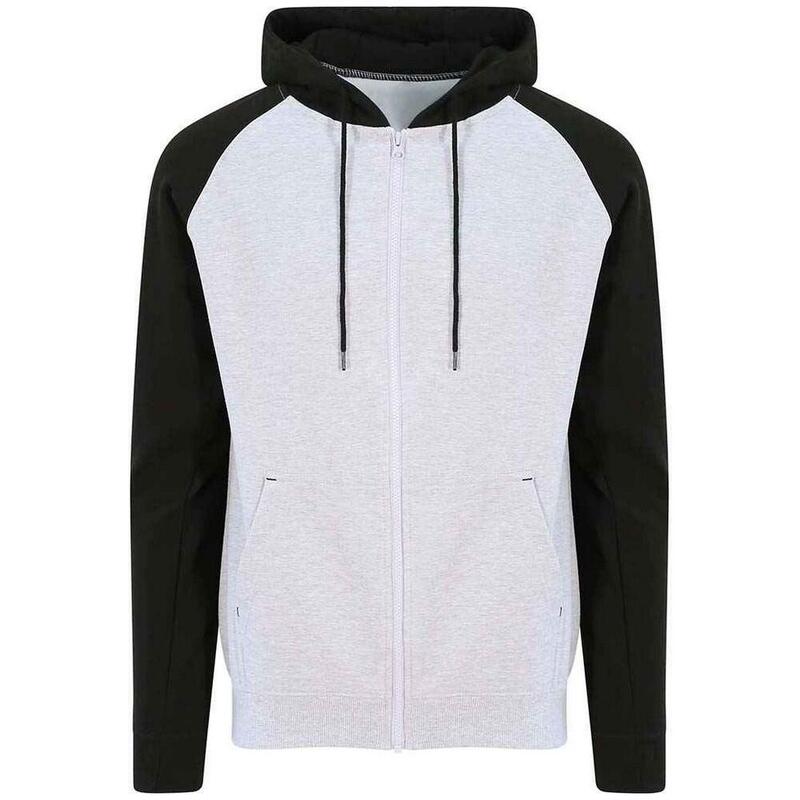 Pull à Capuche Homme Justhoods – Gris – Taille S – Coton – FTPS
