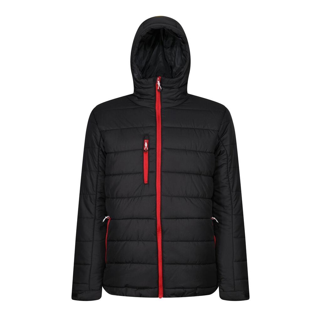 Mens Navigate Thermal Padded Jacket (Black/Classic Red)