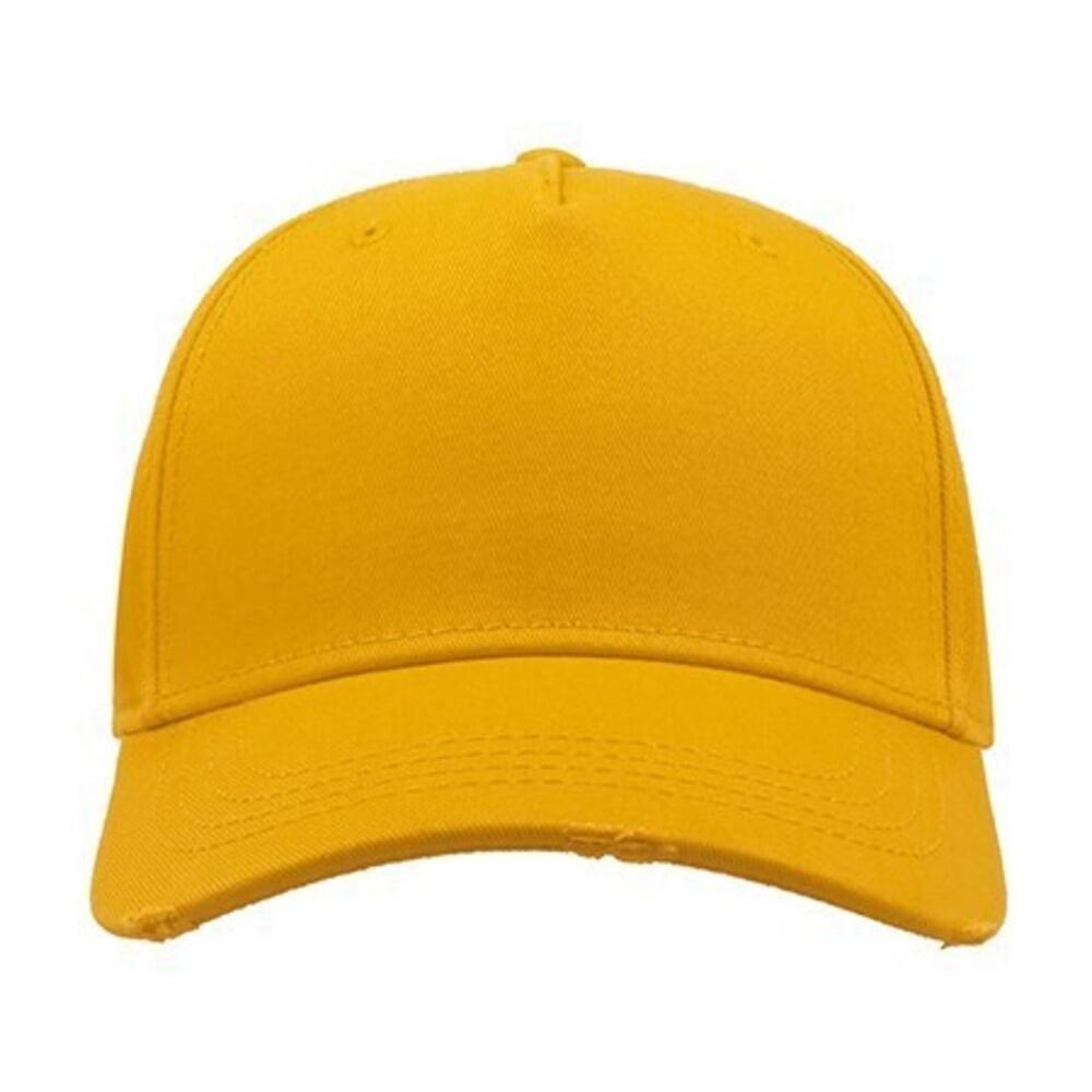 Casquette Effet Usé Mixte (Jaune) 4/4